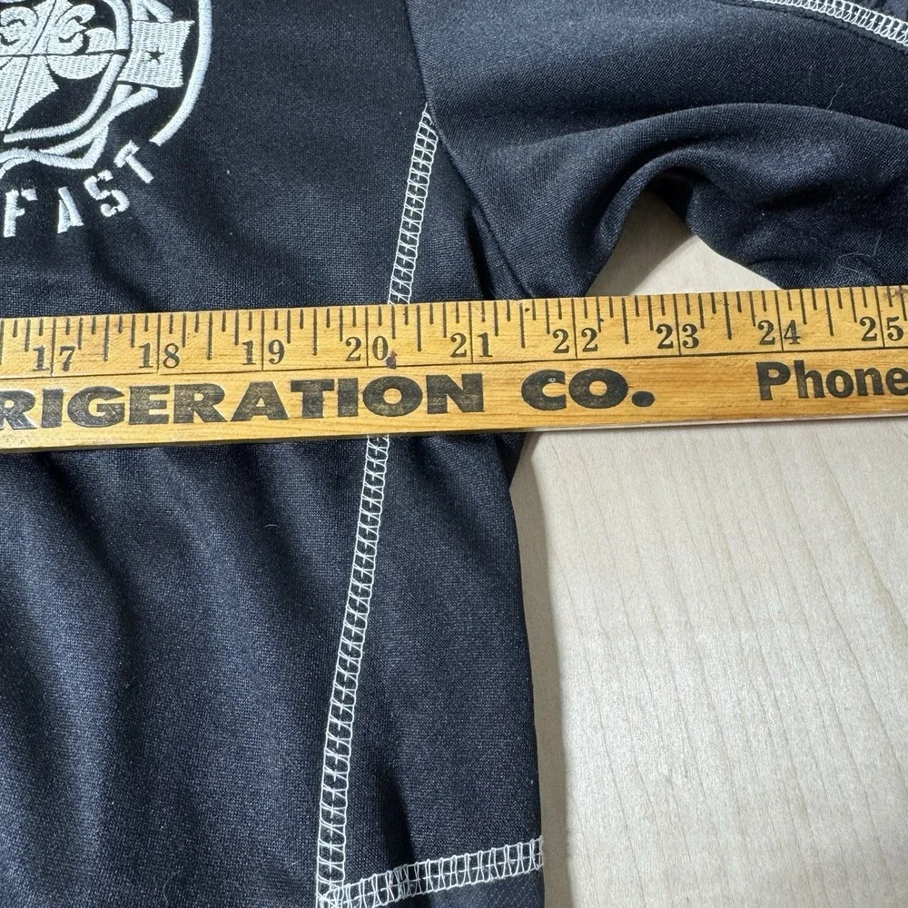 Affliction Live Fast Mens Full Zip Black Sweatshirt Jacket Pockets Size XL‎